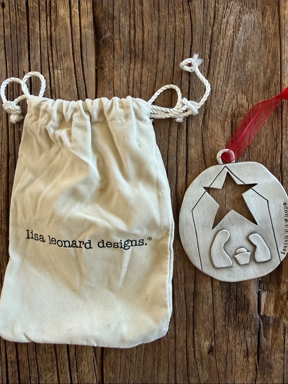 Custom Lisa Leonard Designs Christmas Nativity Ornament